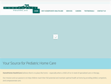 Tablet Screenshot of homepointecares.com